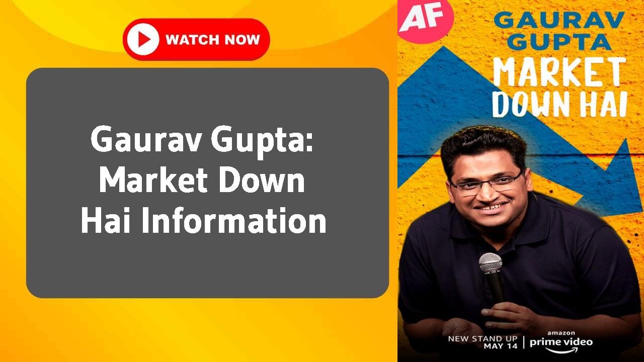 Gaurav Gupta: Market Down Hai